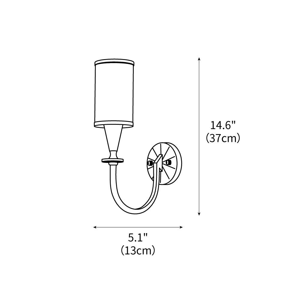 Modern Charleston Wall Sconce 5.1"