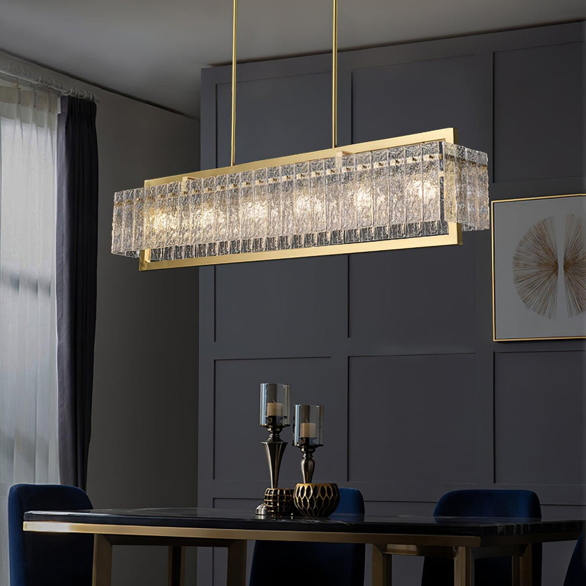 Modern Drum Chandelier