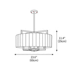 Modern Drum Chandelier