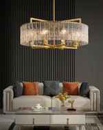Modern Drum Chandelier