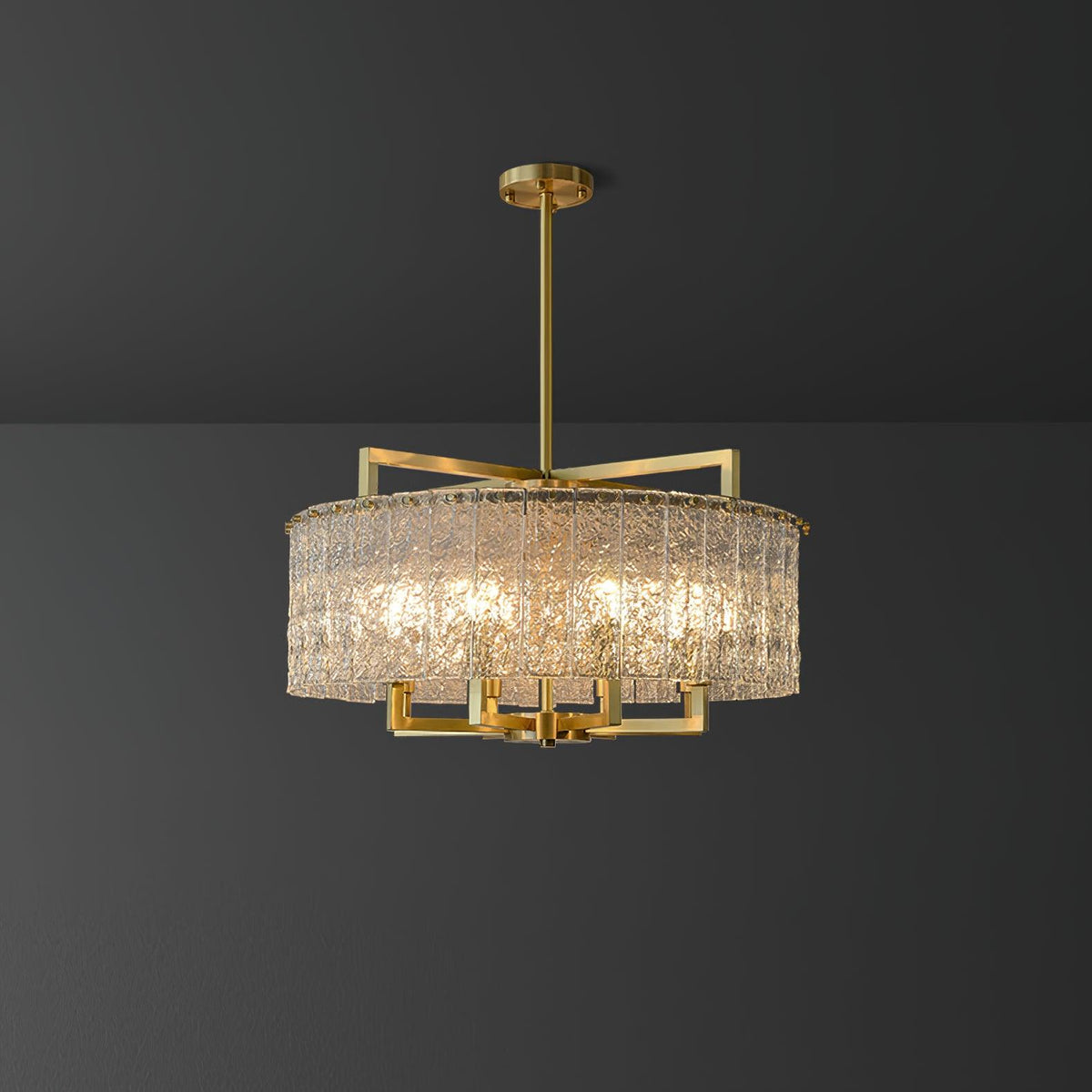 Modern Drum Chandelier