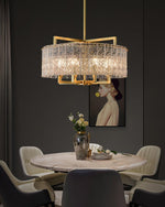 Modern Drum Chandelier
