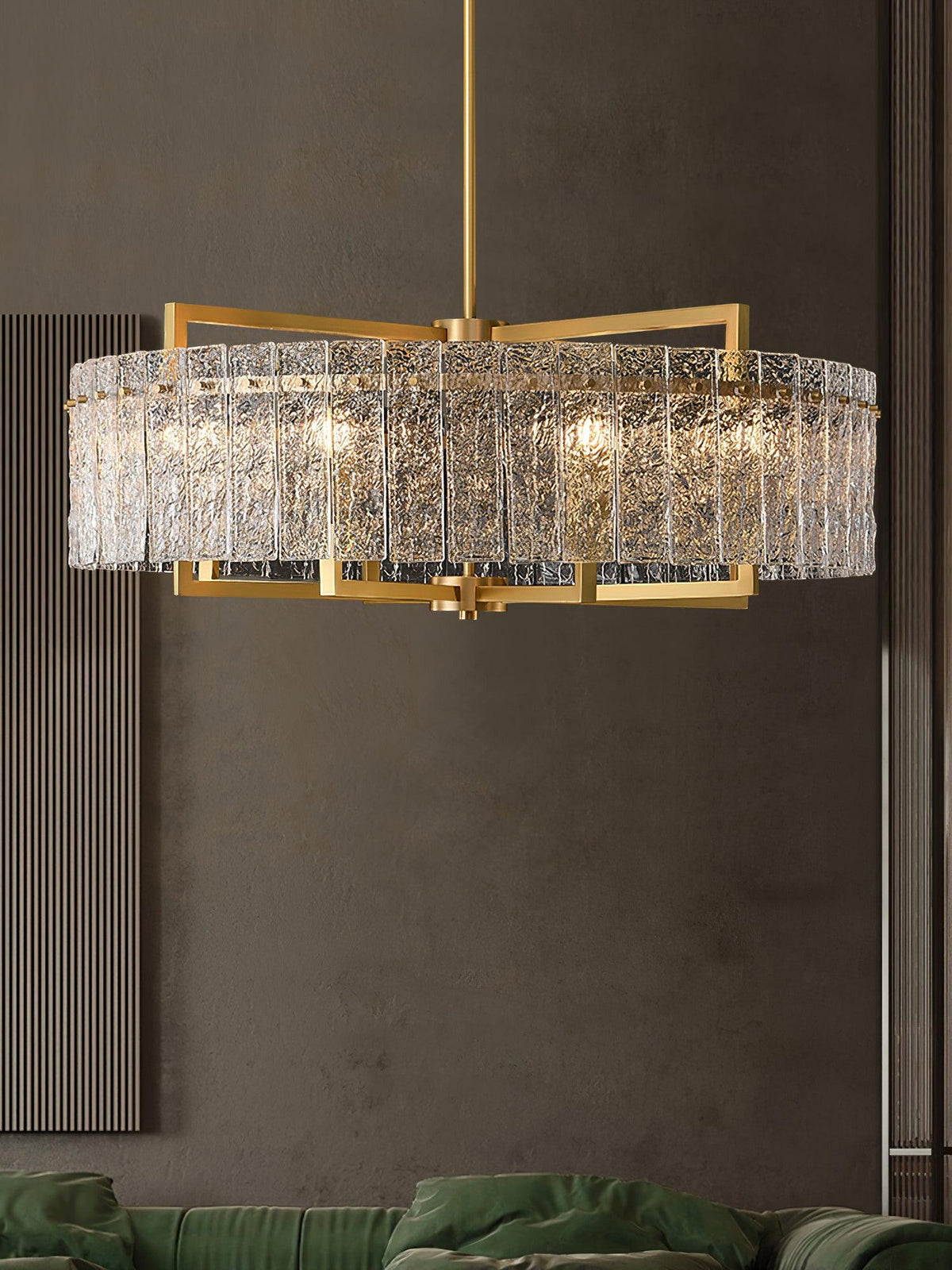 Modern Drum Chandelier