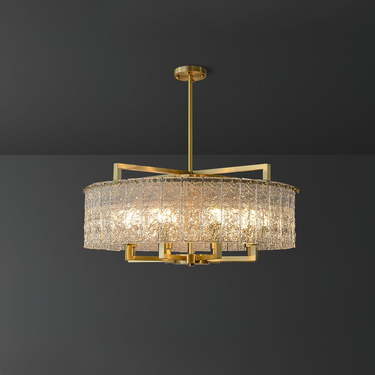 Modern Drum Chandelier