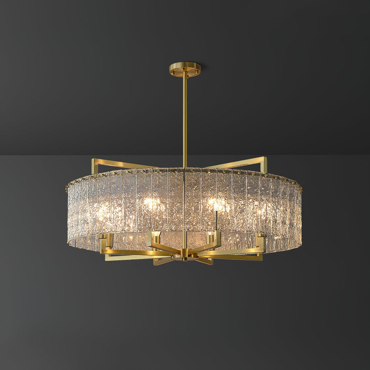 Modern Drum Chandelier