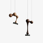 Molecule Wooden Pendant Light