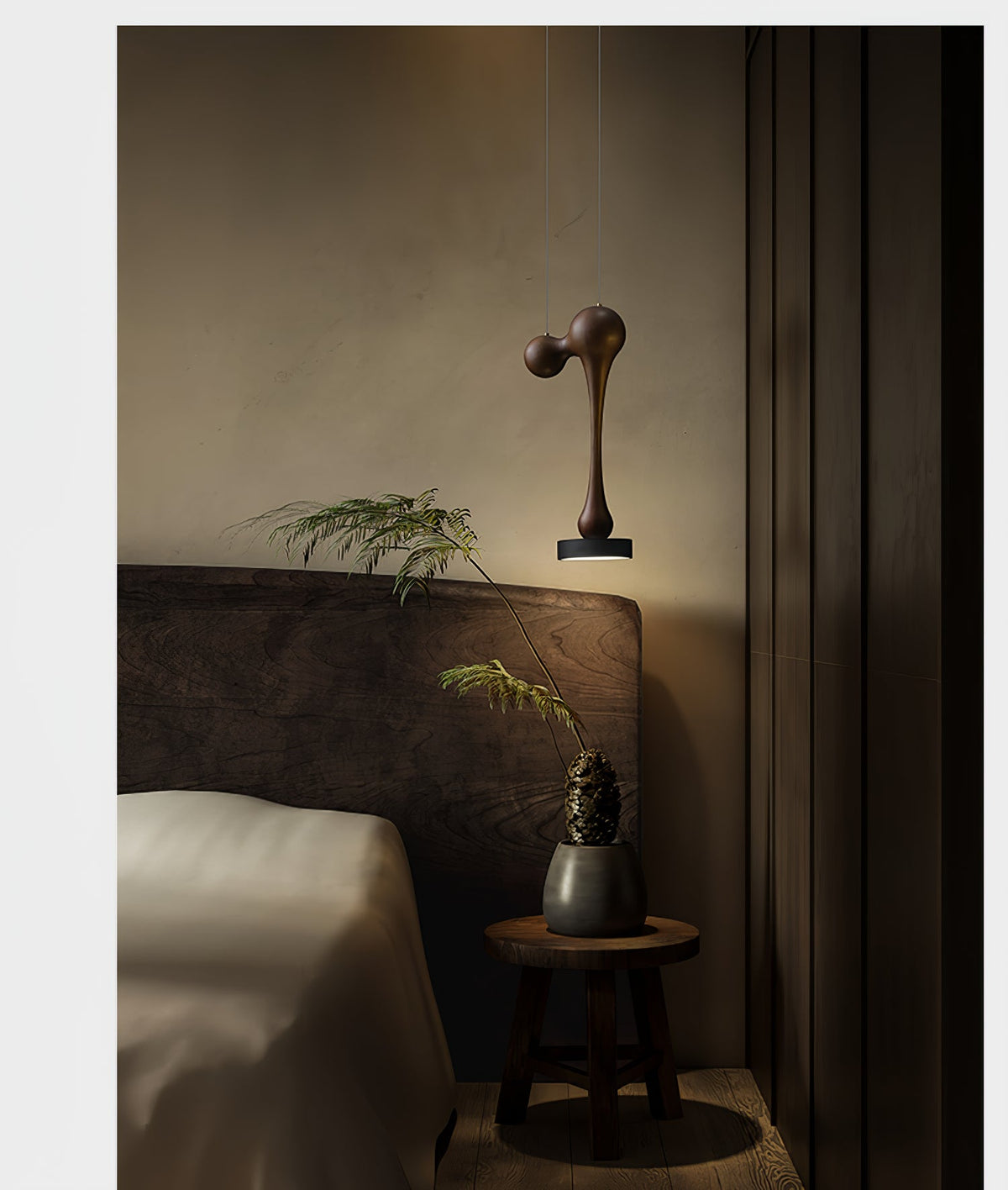 Molecule Wooden Pendant Light