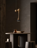 Molecule Wooden Pendant Light