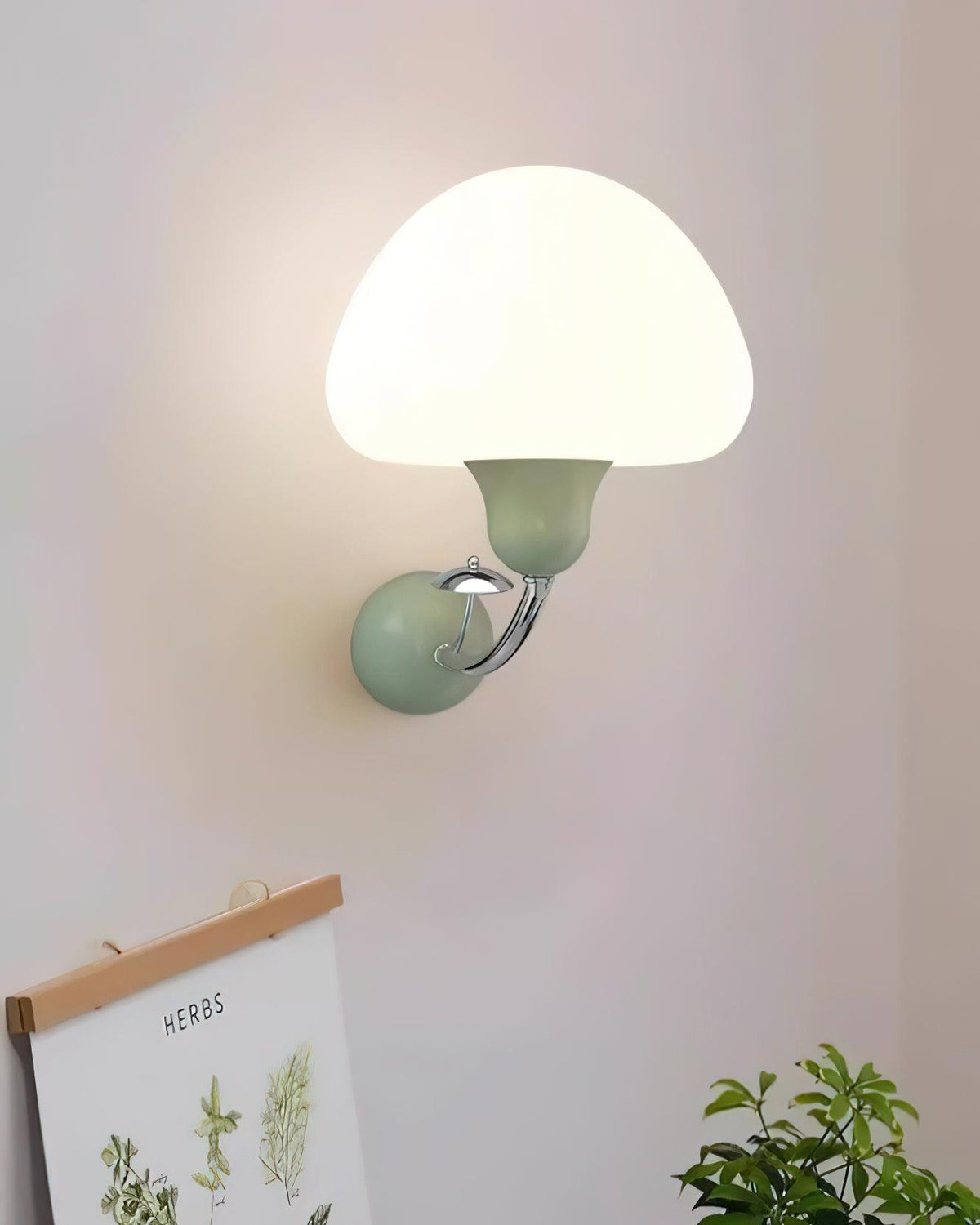 Molly Mushroom Wall Lamp 12.2"