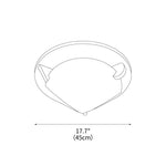 Mondrian Ceiling Light 17.7"