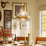 Monterey Polished Brass Outdoor Pendant Light 9.8"