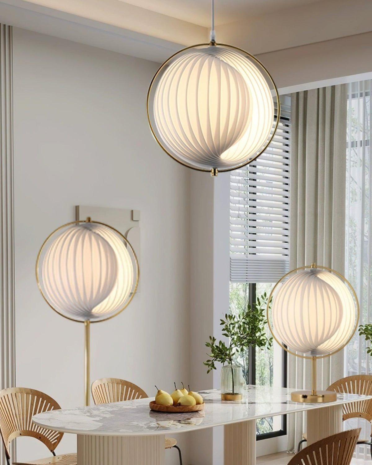 Moon Echo Floor Lamp 12.2"