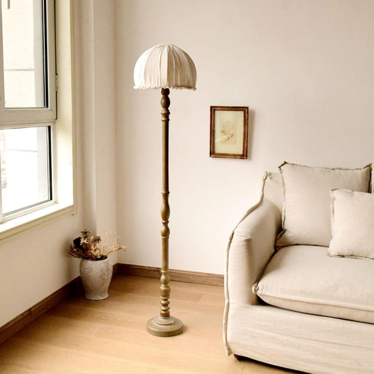 Moonshine Wood Floor Lamp 11.8"
