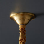 Moravian Star Brass Ceiling Light 7.9"