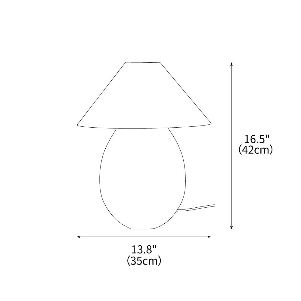 Mountain Wood Table Lamp