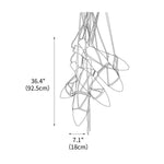 Mouth Blown Crystal Glass Pendant Lamp