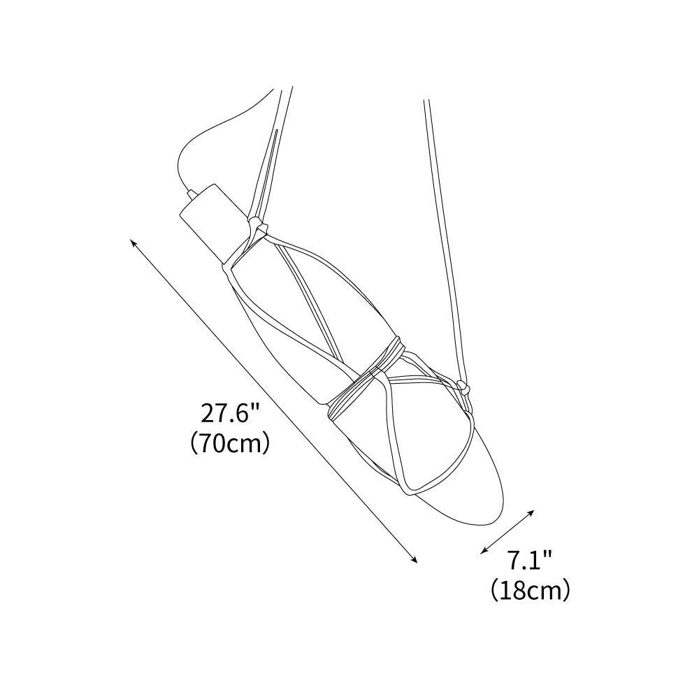 Mouth Blown Crystal Glass Pendant Lamp