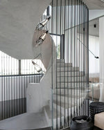 Mouth Blown Crystal Glass Pendant Lamp