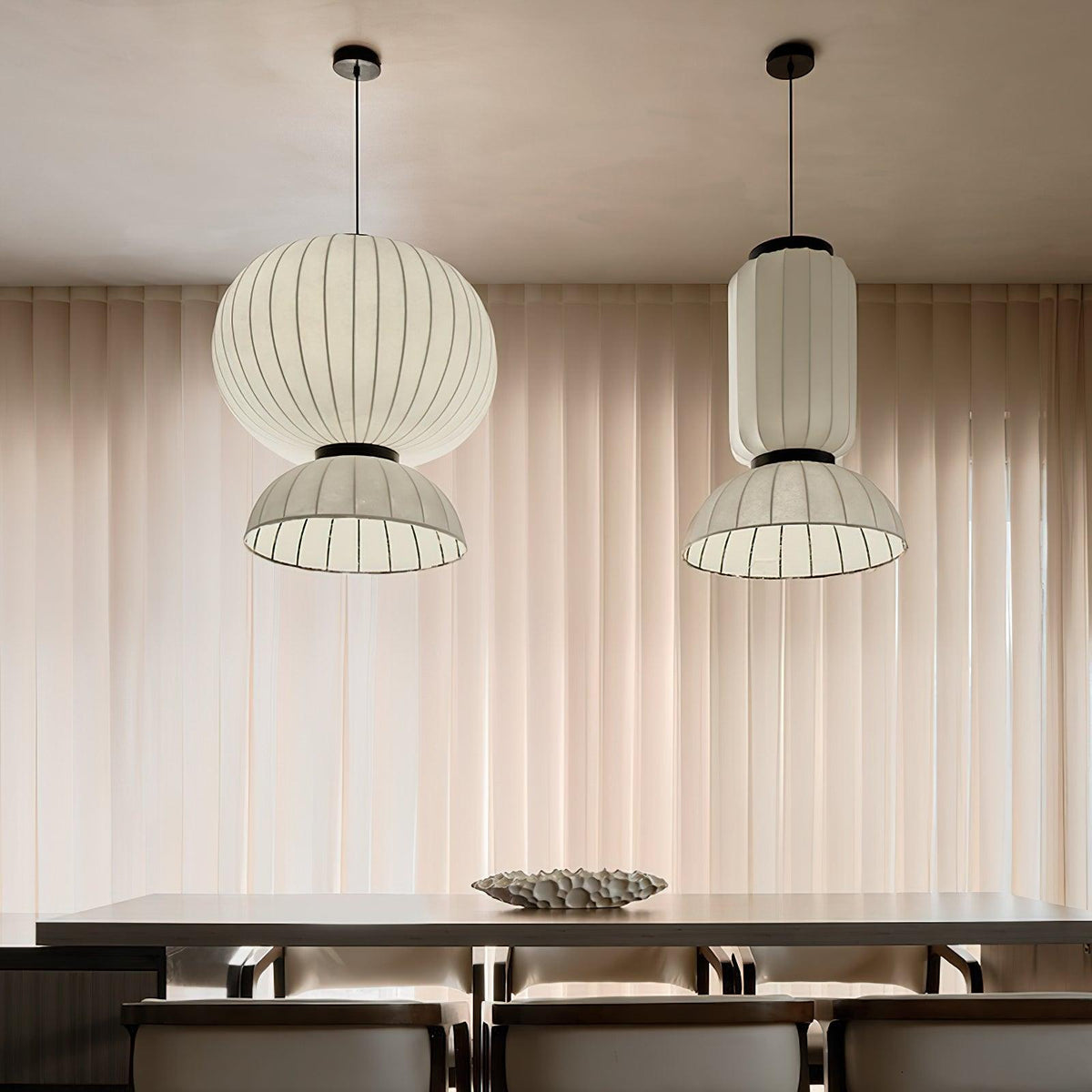 Mulberry Silk Formakami Pendant Light