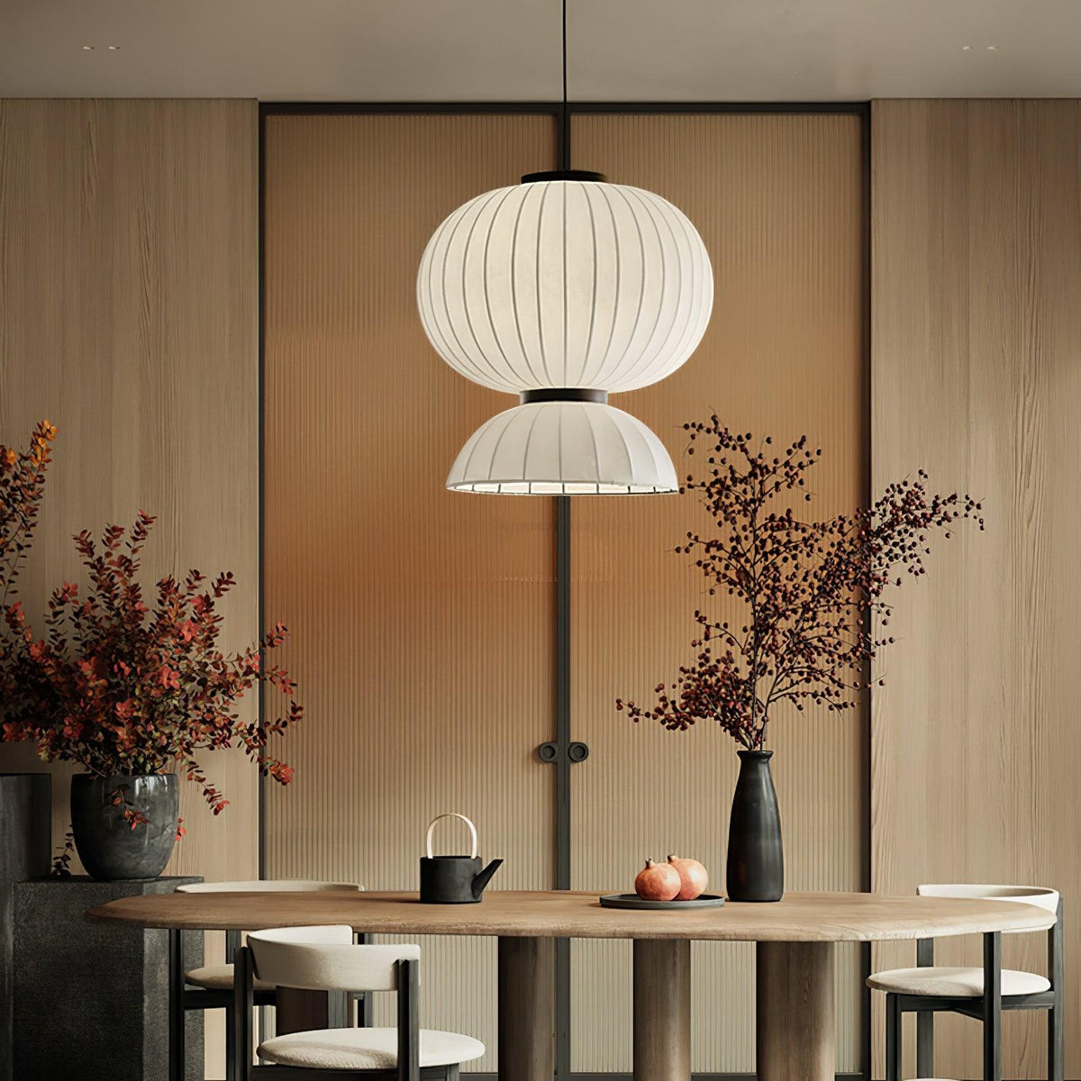 Mulberry Silk Formakami Pendant Light