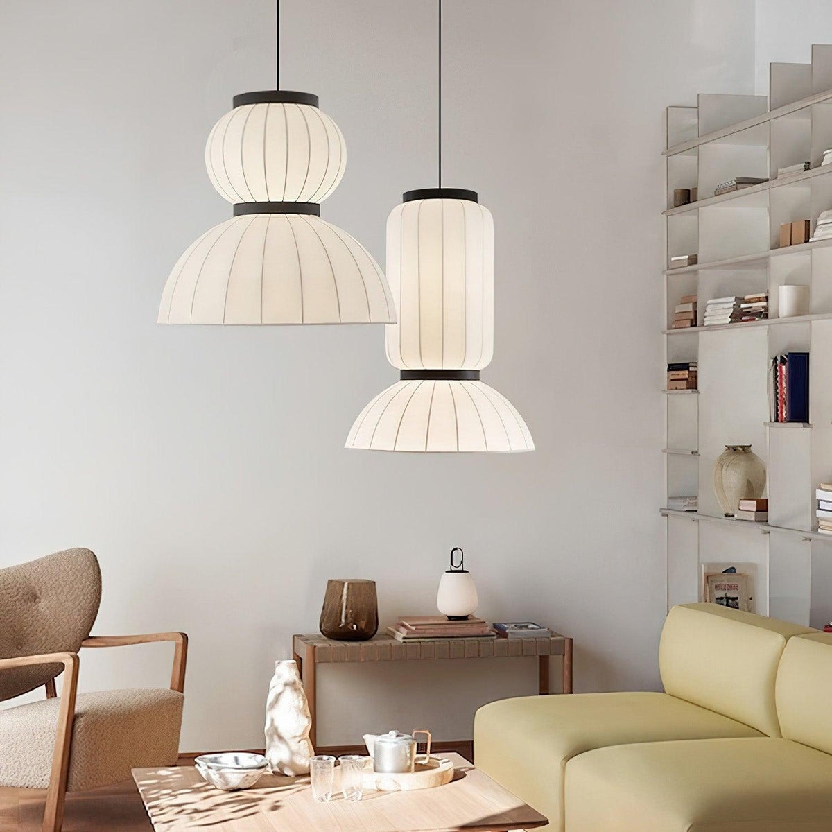 Mulberry Silk Formakami Pendant Light