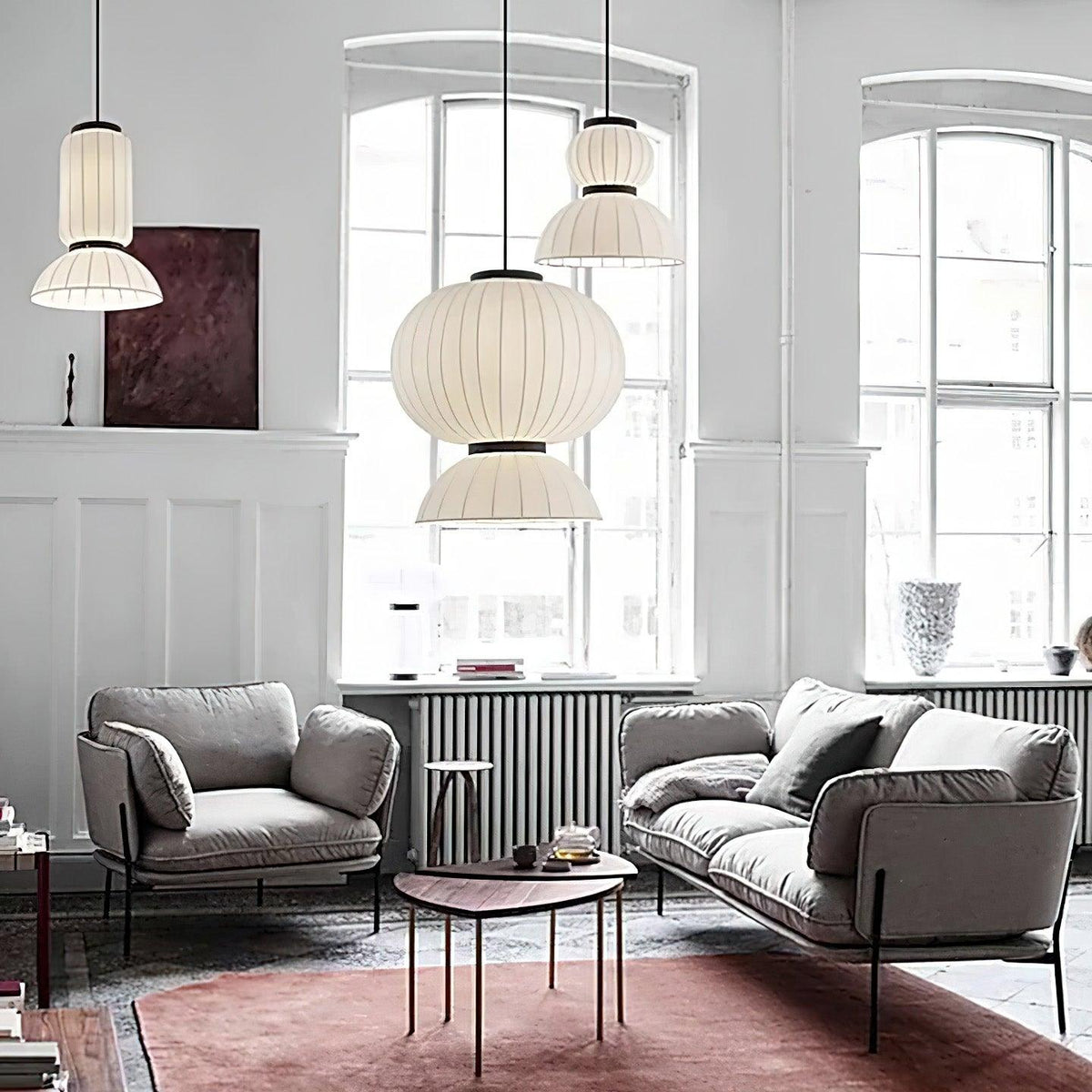 Mulberry Silk Formakami Pendant Light