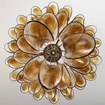 Amber Murano Glass Petals Chandelier