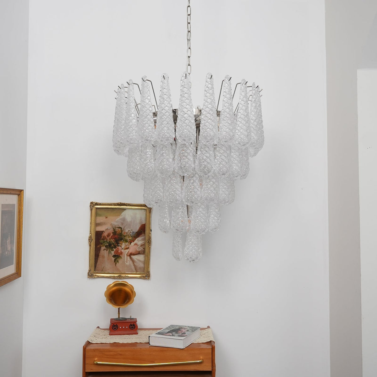 Murano Glass Dewdrop Chandelier