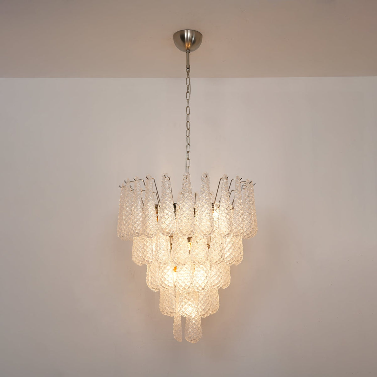 Murano Glass Droplet Chandelier
