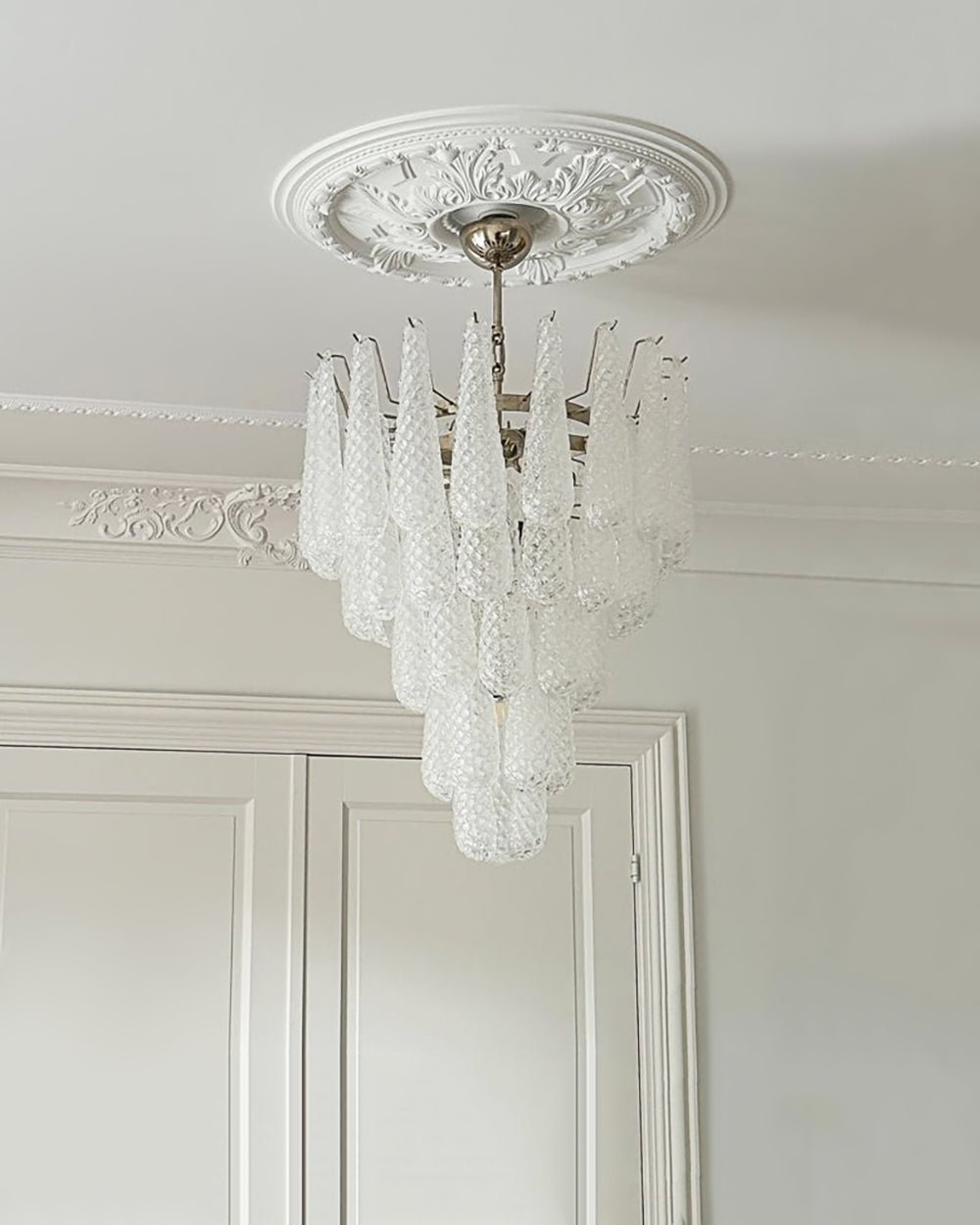 Murano Glass Droplet Chandelier
