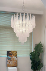 Murano Glass Droplet Chandelier