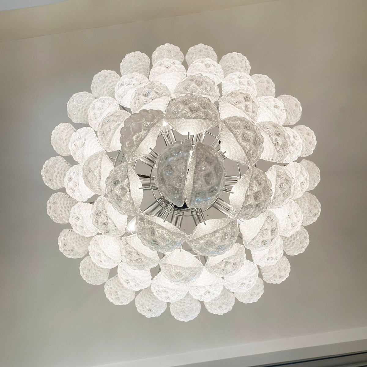 Murano Glass Droplet Chandelier