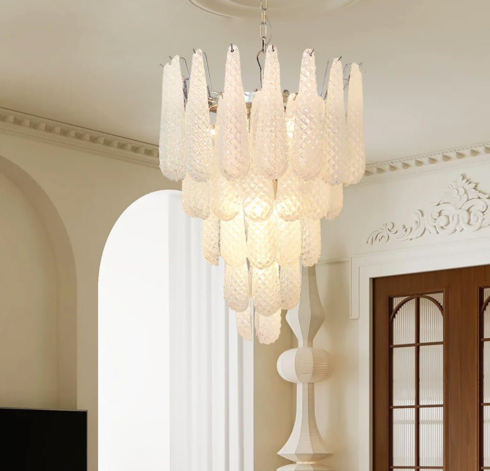 Murano Glass Droplet Chandelier