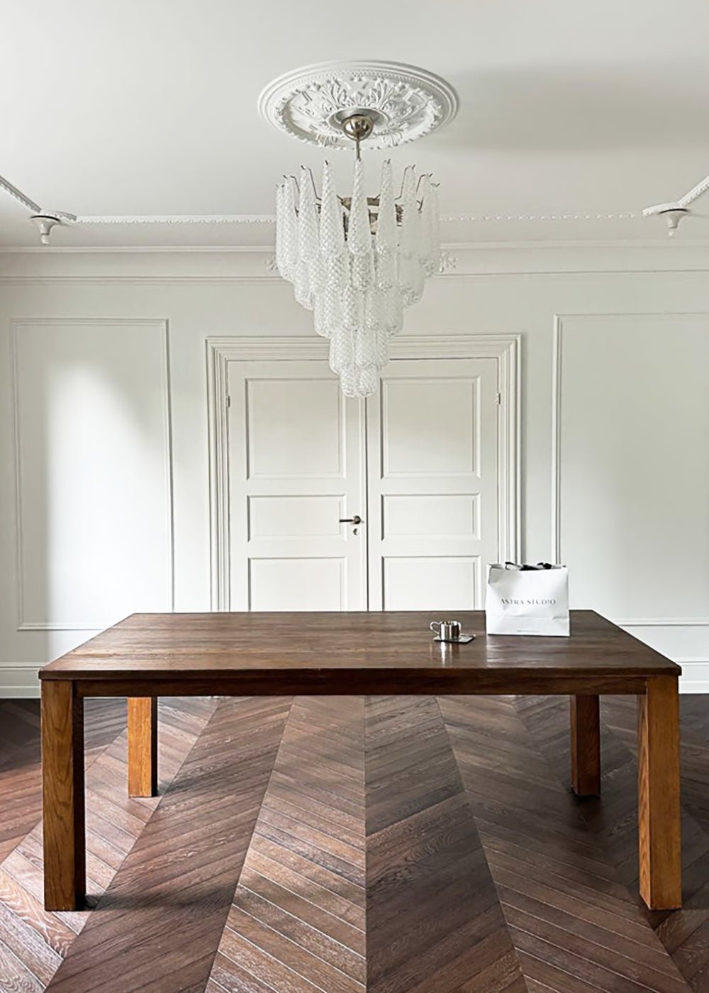 Murano Glass Droplet Chandelier