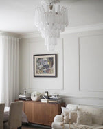 Murano Glass Droplet Chandelier