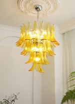 Murano Glass Petals Chandelier
