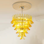 Murano Glass Petals Chandelier