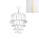 Murano Glass Petals Chandelier
