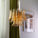 Murano Glass Petals Chandelier