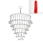 Murano Glass Petals Chandelier