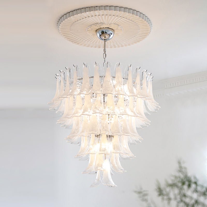 Murano Glass Petals Chandelier