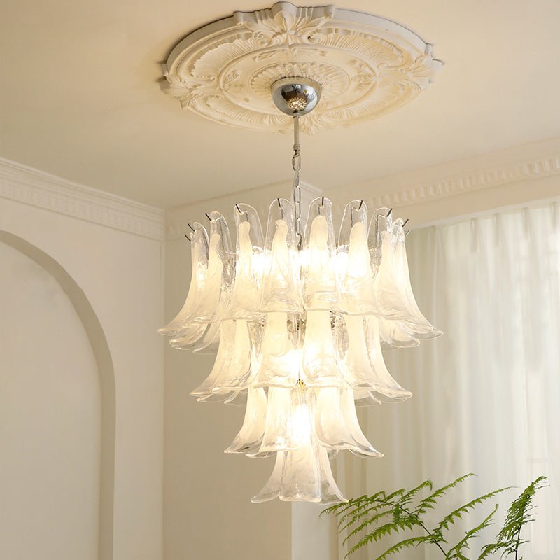 Murano Glass Petals Chandelier