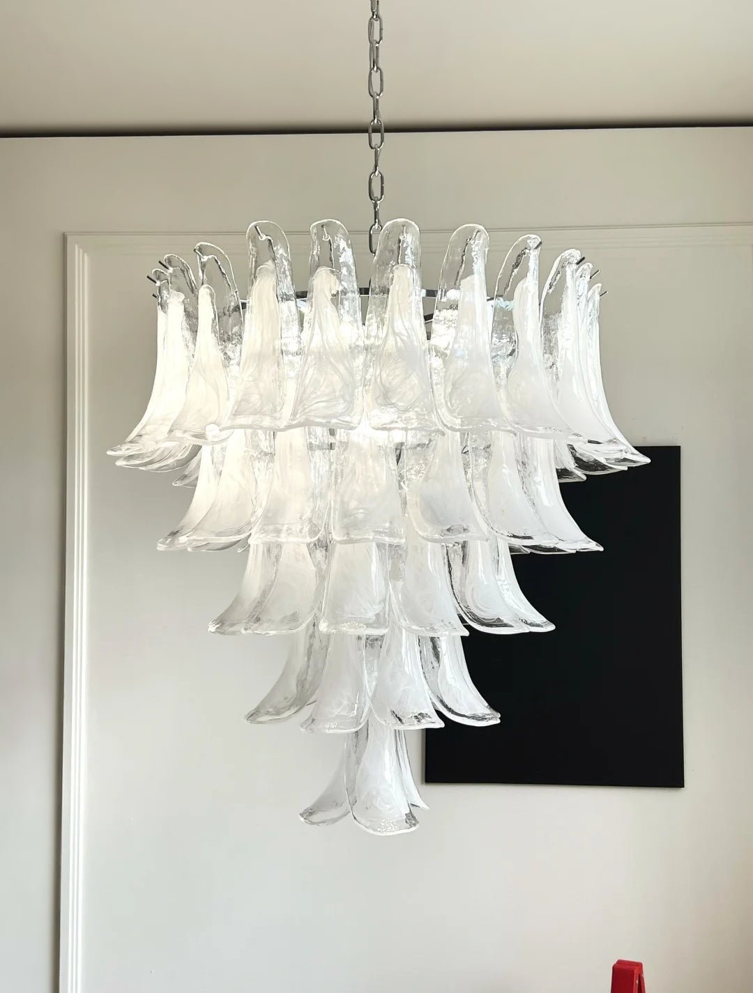 Murano Glass Petals Chandelier
