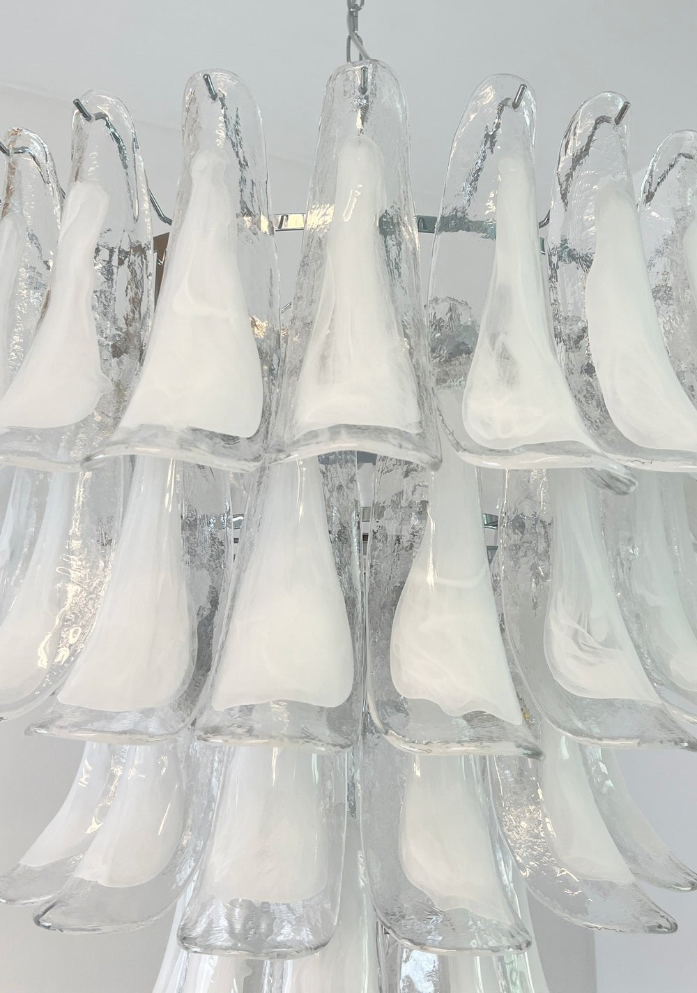 Murano Glass Petals Chandelier