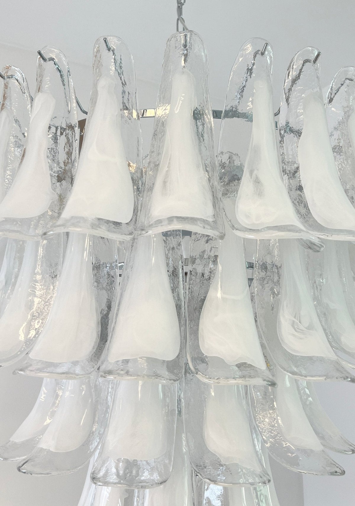 Murano Glass Petals Chandelier