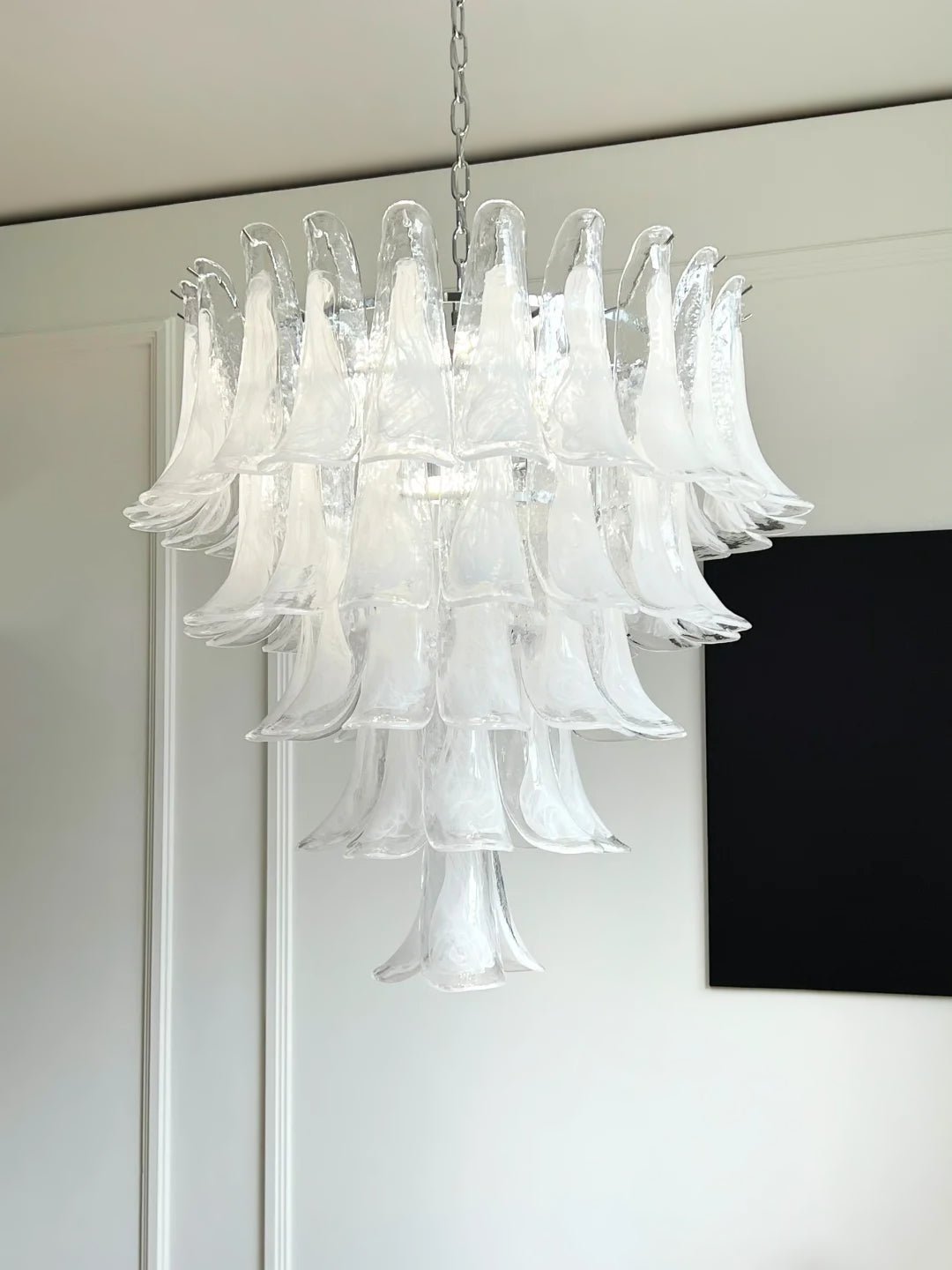 Murano Glass Petals Chandelier