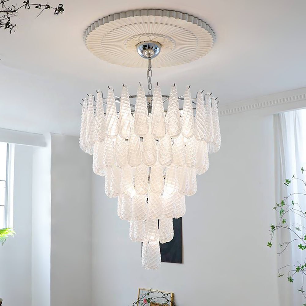 Murano Glass Pinecone Chandelier