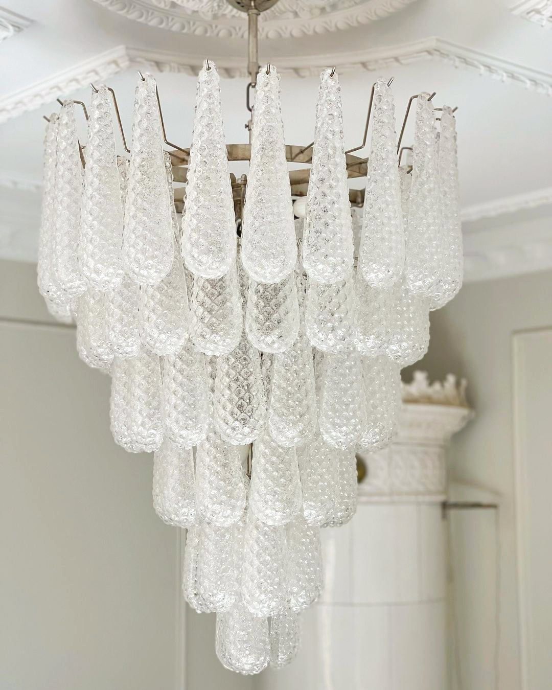 Murano Glass Pinecone Chandelier