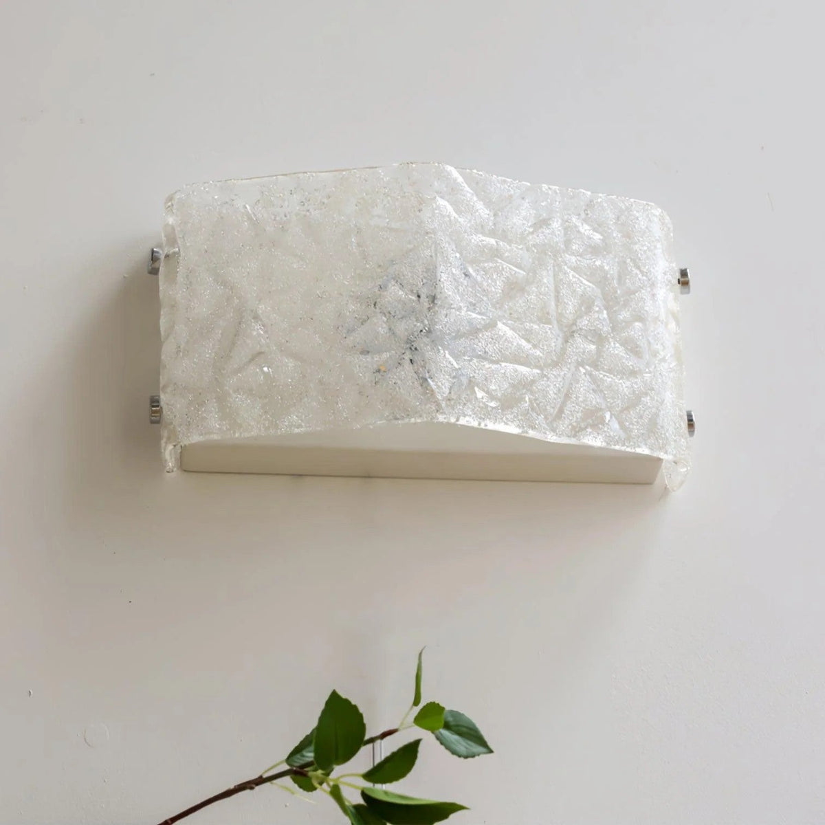 Murano Glass Wall Light 11"