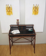 Murano Rhombus Amber Glass Wall Lamp